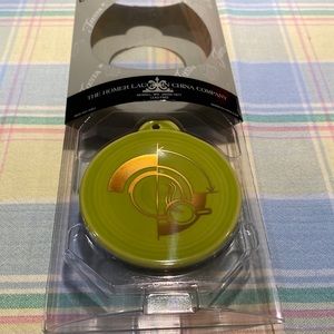 Fiestaware 2011 HLCCA ornament in chartreuse. New in package. Never used